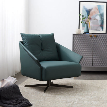 Flared Arm Chair 33.85" L x 29.92"W Swivel Chair for Living Room