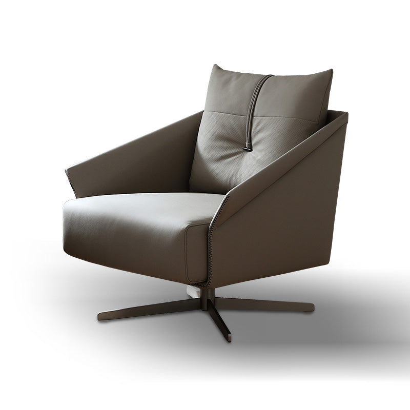 Flared Arm Chair 33.85" L x 29.92"W Swivel Chair for Living Room