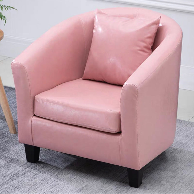 Linen e finta cuoio in pelle inclinata Basic Basic a quattro gambe set