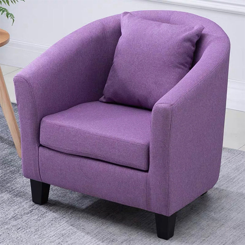 Linen e finta cuoio in pelle inclinata Basic Basic a quattro gambe set