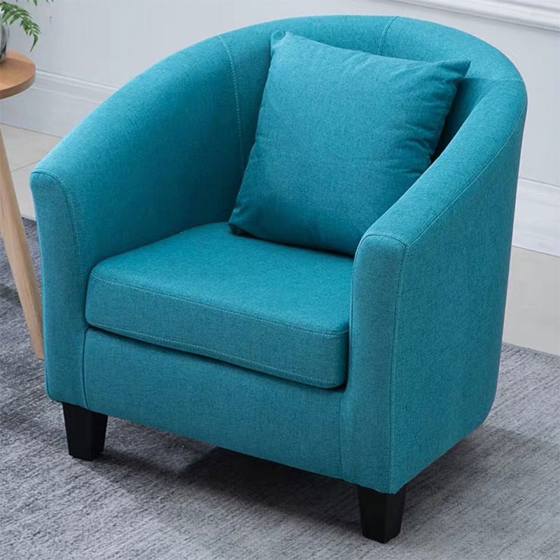 Linen e finta cuoio in pelle inclinata Basic Basic a quattro gambe set