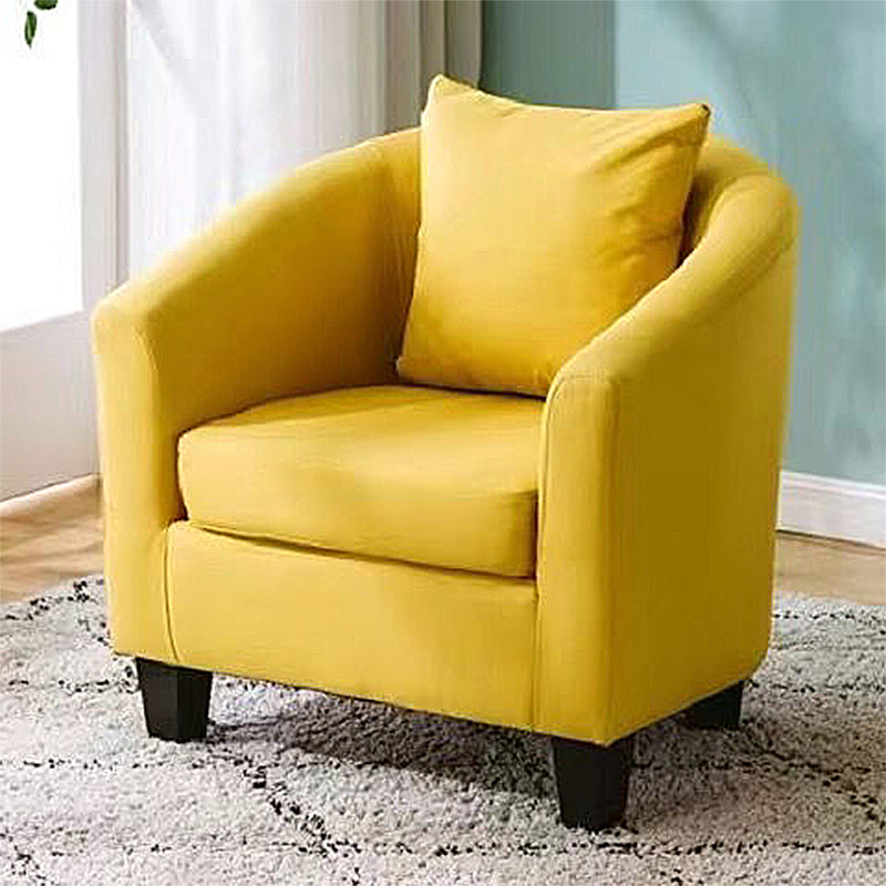 Linen e finta cuoio in pelle inclinata Basic Basic a quattro gambe set