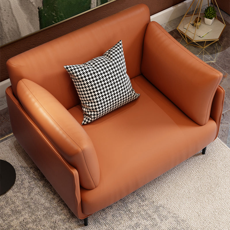 39.37 "L x 33,46" W x 33,46 "H Coussin contemporain Back Pillow Top Arms Chaise