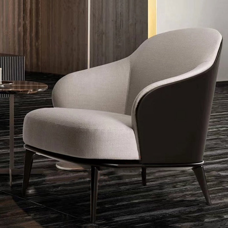 30.71 "リビングルーム用の基本的な4本の脚を備えた幅の固体木製フレームウィングバックチェア