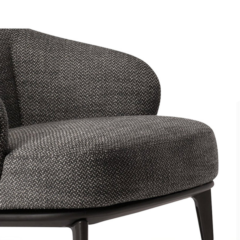 30.71 "リビングルーム用の基本的な4本の脚を備えた幅の固体木製フレームウィングバックチェア