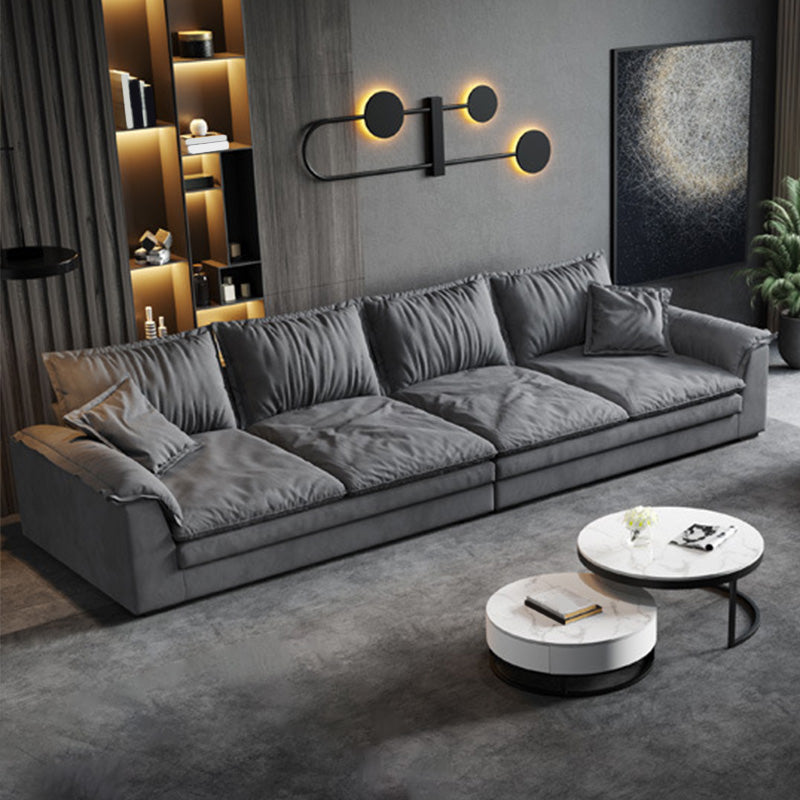 コンテンポラリールーズバック33.46 "Hソファピロートップアームソファ＆チェーズ