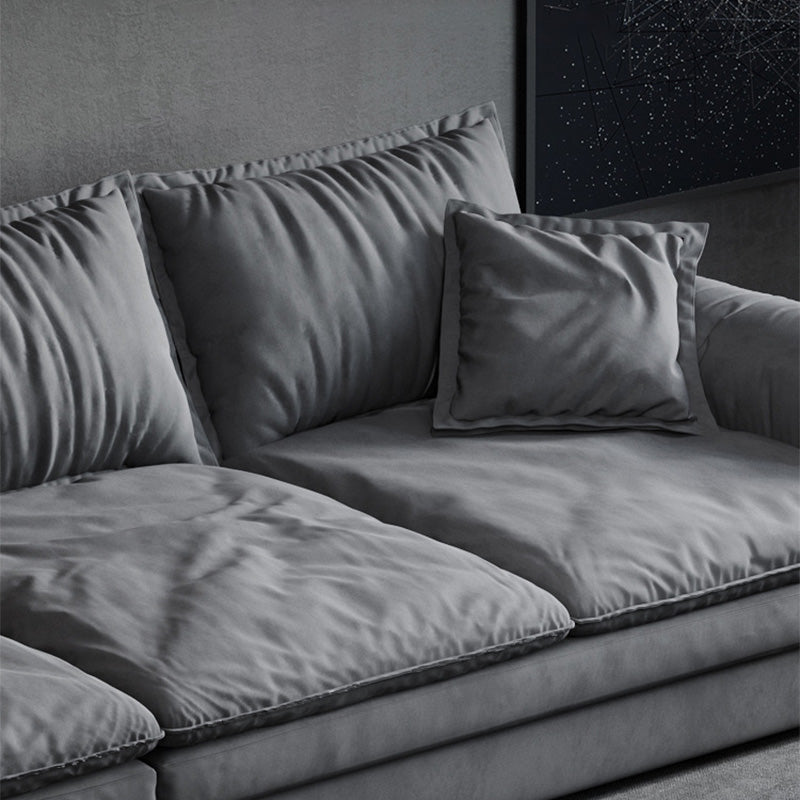 Contemporary Loose Back 33.46" H Sofa Pillow Top Arm Sofa & Chaise