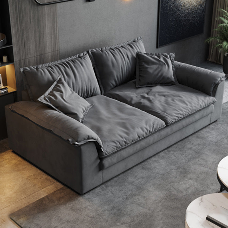 コンテンポラリールーズバック33.46 "Hソファピロートップアームソファ＆チェーズ