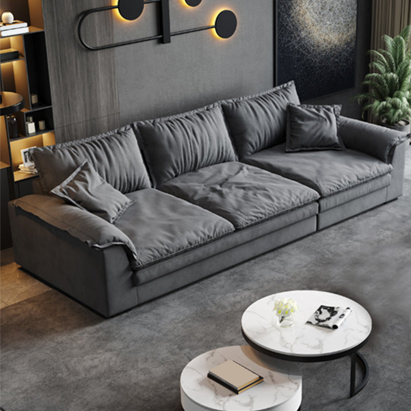 Contemporary Loose Back 33.46" H Sofa Pillow Top Arm Sofa & Chaise