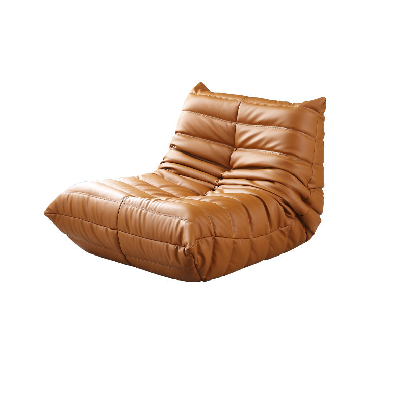 Armless Sofa Sewn Pillow Back Contemporary Sofa for Living Room Clearhalo 'furn' 'furn_sofas' 'Furniture' 'Living Room Furniture' 'Sofa' 'sofas' 5215897