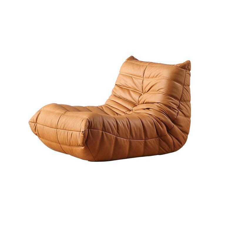 Armless Sofa Sewn Pillow Back Contemporary Sofa for Living Room Clearhalo 'furn' 'furn_sofas' 'Furniture' 'Living Room Furniture' 'Sofa' 'sofas' 5215903