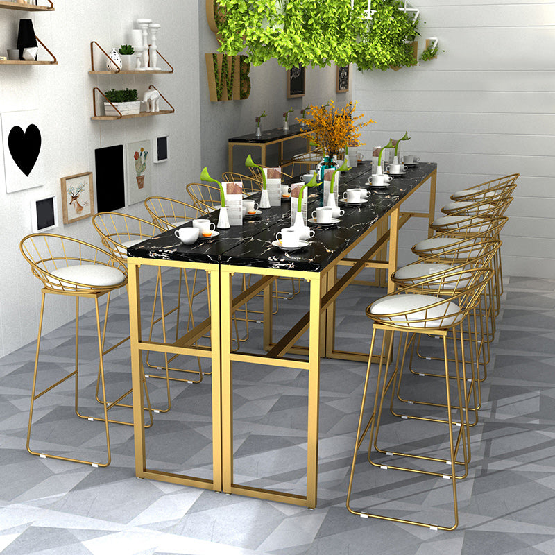 Coffeeshop bar hoogte teller hoogtafel eigentijdse rechthoek pubtafel