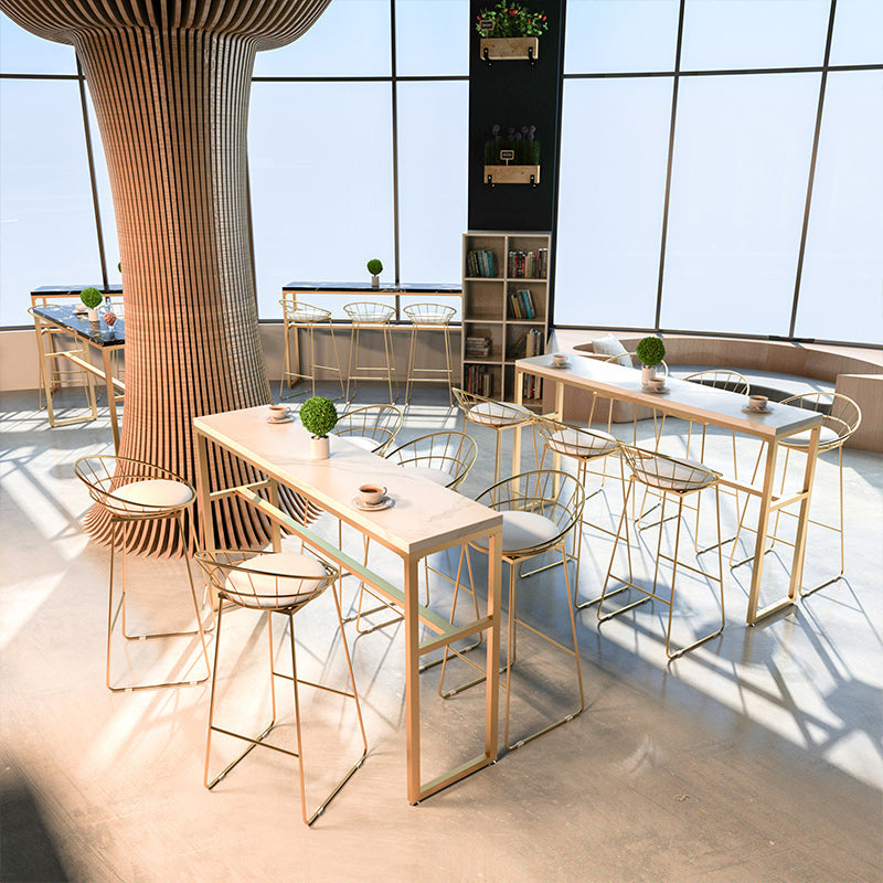 Coffeeshop bar hoogte teller hoogtafel eigentijdse rechthoek pubtafel