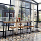 Industrial Solid Wood Natural Bistro Accent Dining Table Sled Bar Table Clearhalo 'Bar Furniture' 'Bar Tables' 'bar_tables' 'furn' 'furn_bar_tables' 'Furniture' 'Kitchen & Dining Furniture' 5216154
