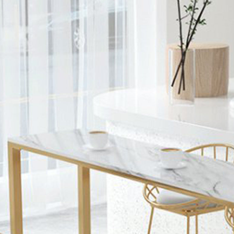 Marmor Contemporary Patio Bar Table Shop White Footstütze Bistro Cocktailtisch