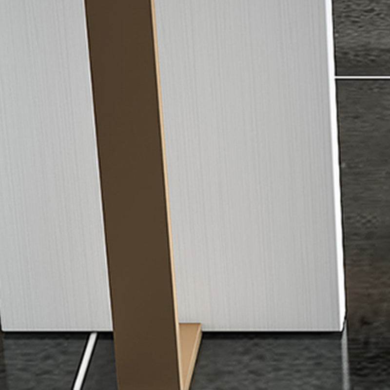 現代大理石のビストロアクセントダイニングテーブルダブルペデスタル屋内パティオバーテーブル