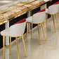 30.34'' Leather Glam Bar Stool Matte Finish Upholstered Restaurant Stool Clearhalo 'Bar Furniture' 'Bar Stools' 'bar_stools' 'furn' 'furn_bar_stools' 'Furniture' 'Kitchen & Dining Furniture' 5216376