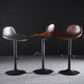 Industrial Style Swivel Leather Barstools Adjustable Low Back Stools Clearhalo 'Bar Furniture' 'Bar Stools' 'bar_stools' 'furn' 'furn_bar_stools' 'Furniture' 'Kitchen & Dining Furniture' 5216558