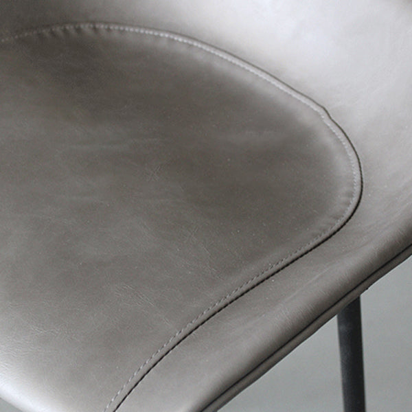 Tabouret à bas de pied finition mate Tapis bas de dos basse tabouret en cuir maison industrielle