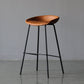 Tabouret à bas de pied finition mate Tapis bas de dos basse tabouret en cuir maison industrielle