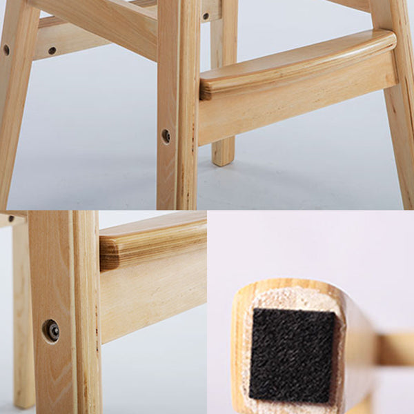 Tabouret de bas de pied de bas de pied de lin scandinave 27,55 '' tabouret de bar en caoutchouc