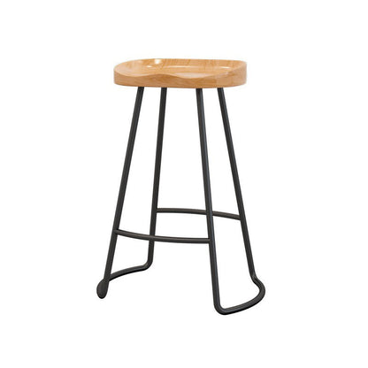 1/5/6/11 Pieces Modern Bar Table Set Rectangle Pine Wood Bistro Set with Footrest