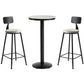 Industrielles 1/2/3-teiliges rundes Bartisch-Set aus Sinterstein-Bistro-Set für den Heimgebrauch