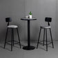 Industrielles 1/2/3-teiliges rundes Bartisch-Set aus Sinterstein-Bistro-Set für den Heimgebrauch