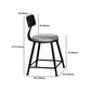 Industrielles 1/2/3-teiliges rundes Bartisch-Set aus Sinterstein-Bistro-Set für den Heimgebrauch