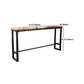 Industrial 1/2/5/9 Pieces Solid Wood Bar Table Set Rectangular Bistro Set