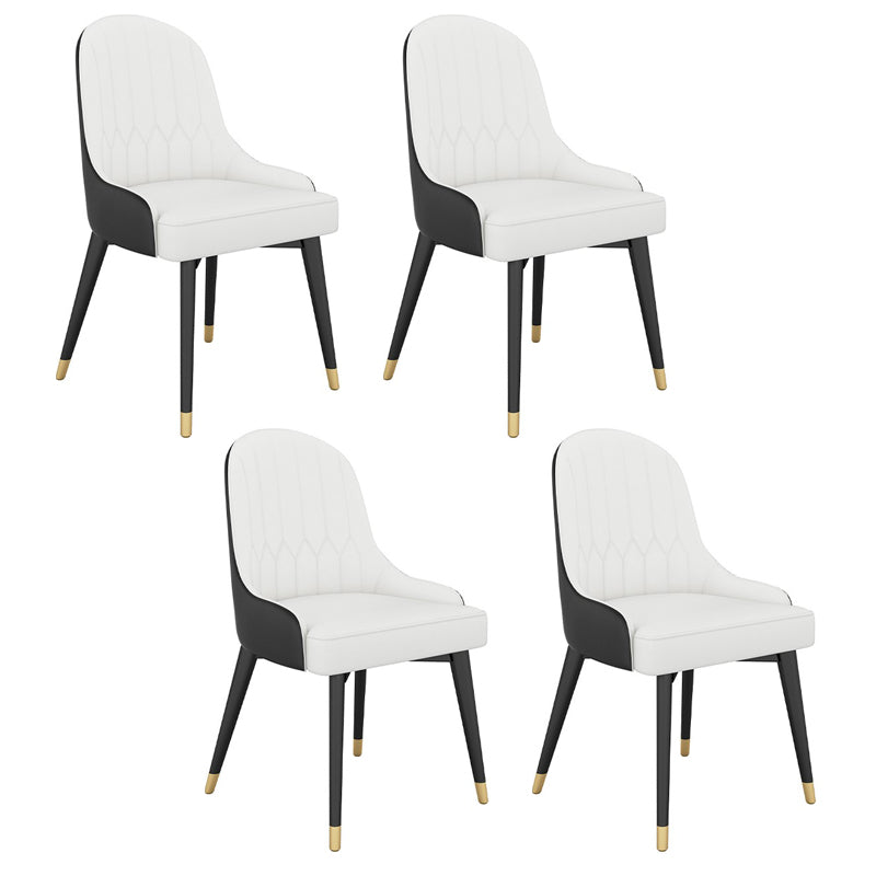 Glam Iron Dinette Set 1/4/7 Pieces Rectangle Dining Table Set with Sintered Stone Top