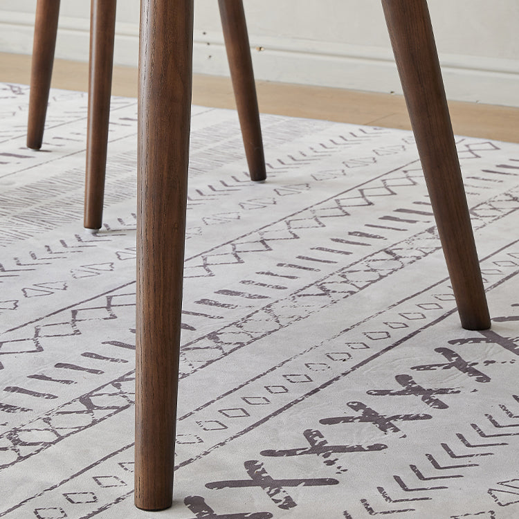 Modern Style Sintered Stone Dining Round Table Set 1/5/6/7 Pieces Dining Set