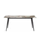 Juego de mesa de comedor rectangular moderno de piedra sinterizada, juego de comedor de 1/2/7 piezas para uso doméstico