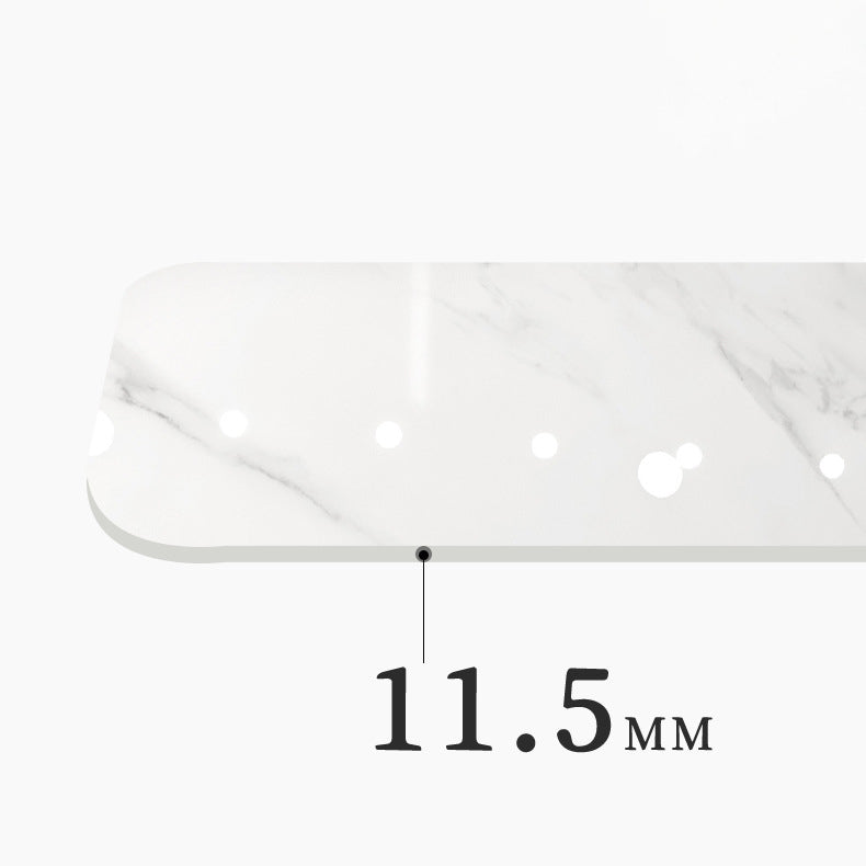 Glam Style Sintered Stone Dining Set Round 1/4/5/7 Pieces Dining Set