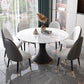 Contemporary Sintered Stone Dining Round Table Set 1/4/5/7 Pieces Dining Set