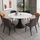 Contemporary Sintered Stone Dining Round Table Set 1/4/5/7 Pieces Dining Set