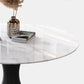 Contemporary Sintered Stone Dining Round Table Set 1/4/5/7 Pieces Dining Set