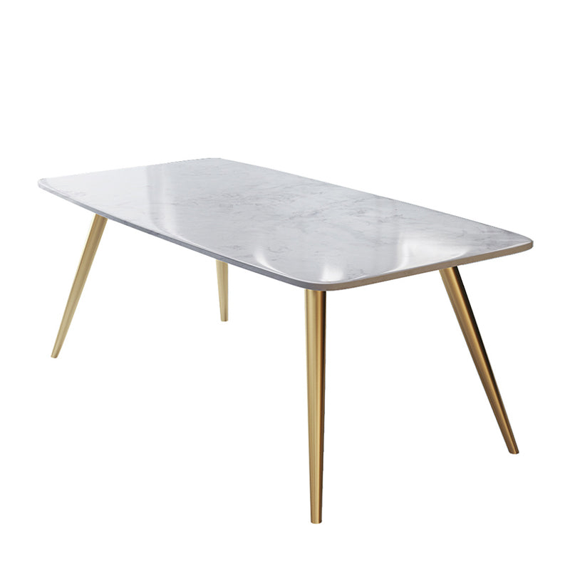 Set da pranzo rettangolare stile glam Set da pranzo da 1/5/6 pezzi per sale da pranzo