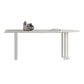 Simplicity Free Form Table Sintered Stone Top Iron Base Dining Table Clearhalo 'Dining Tables & Seating' 'Dining Tables' 'dining_table' 'furn' 'furn_dining_table' 'Furniture' 'Kitchen & Dining Furniture' 5217235