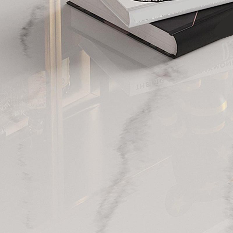 Modern Rectangle Dining Table Sintered Stone Table with 4 Legs Clearhalo 'Dining Tables & Seating' 'Dining Tables' 'dining_table' 'furn' 'furn_dining_table' 'Furniture' 'Kitchen & Dining Furniture' 5217287