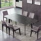 Industrial Black Table for Restaurant Dining Table with Wooden 4 Legs