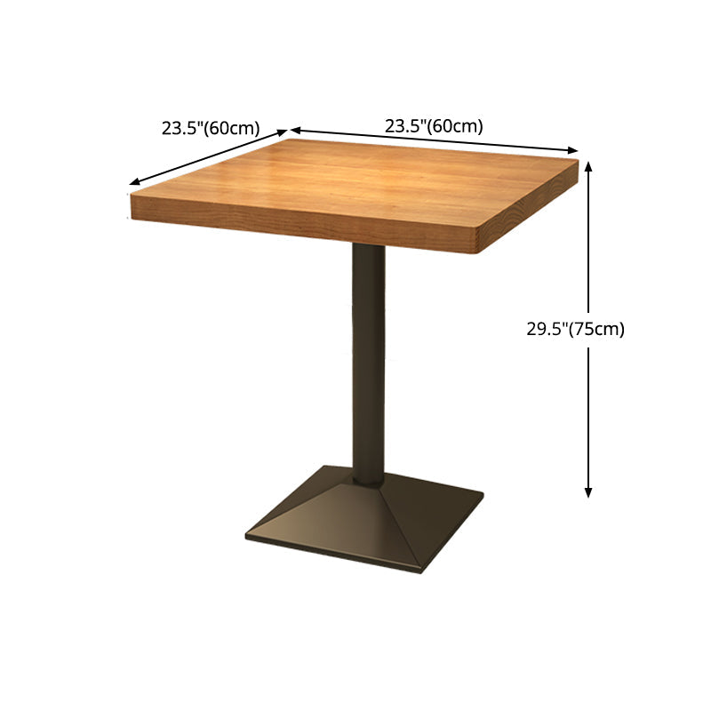 Eettafel in industriële stijl Massief houten eettafel voor eetkamer