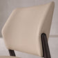 Contemporary PU Leather Dining Room Chairs Wood Dining Chairs for Home Use