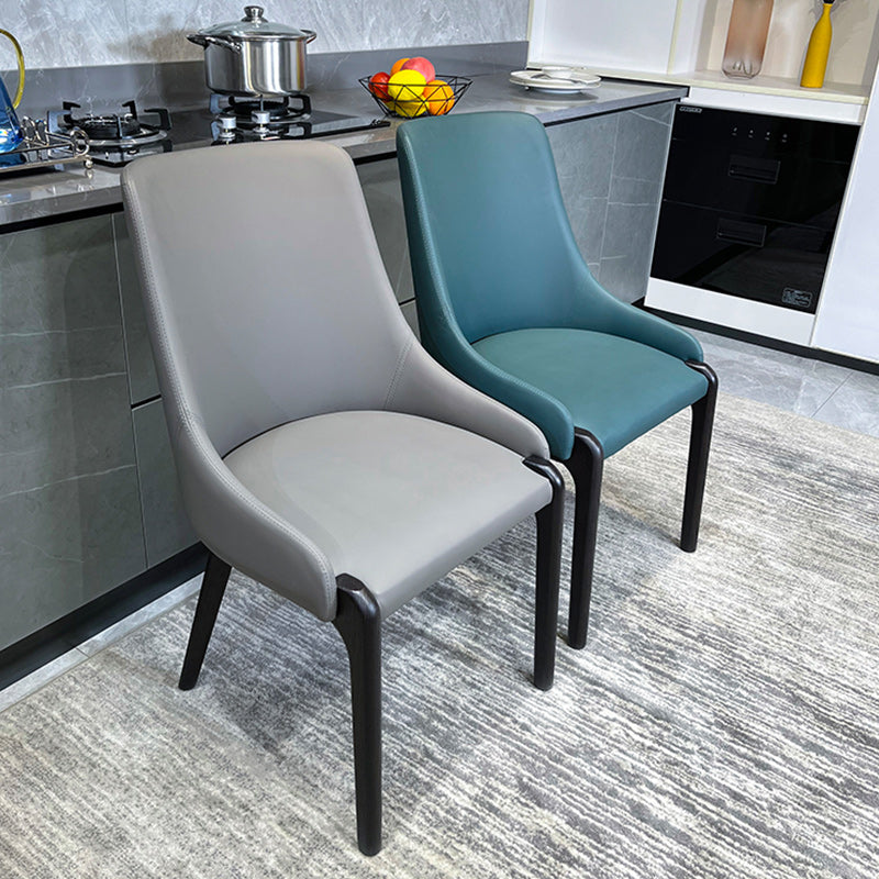 Sedie laterali in vetro finto minimalista braccio retro solido sedia da pranzo