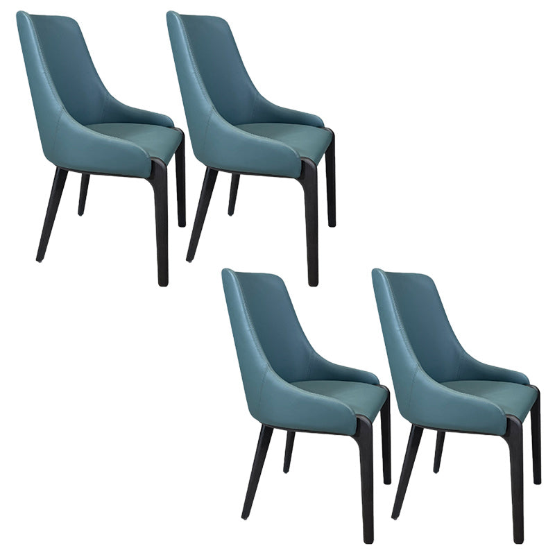 Sedie laterali in vetro finto minimalista braccio retro solido sedia da pranzo