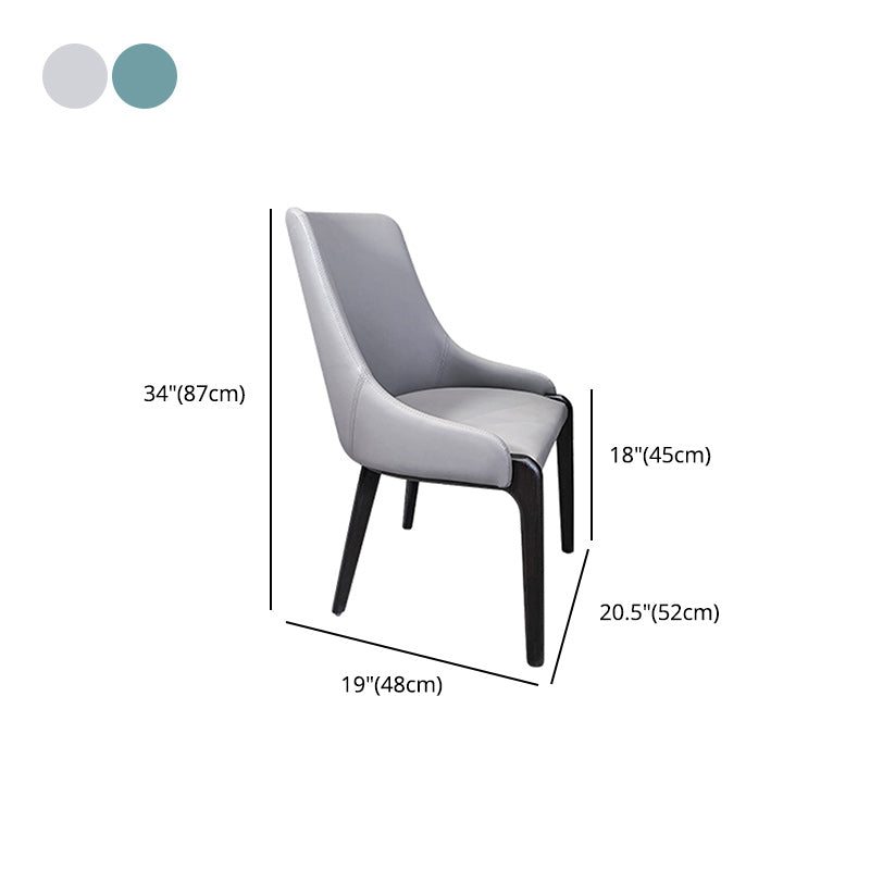 Sedie laterali in vetro finto minimalista braccio retro solido sedia da pranzo