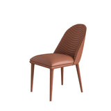 Contemporary Armless Solid Back Chairs Leather Dining Chair for Home Clearhalo 'Dining Chairs' 'Dining Tables & Seating' 'dining_chair' 'furn' 'furn_dining_chair' 'Furniture' 'Kitchen & Dining Furniture' 5217713