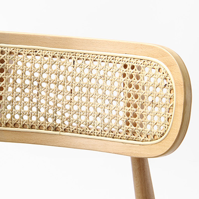 Sedie moderne senza braccia a bracciale a bracciale per casa pranzo in pelle PU