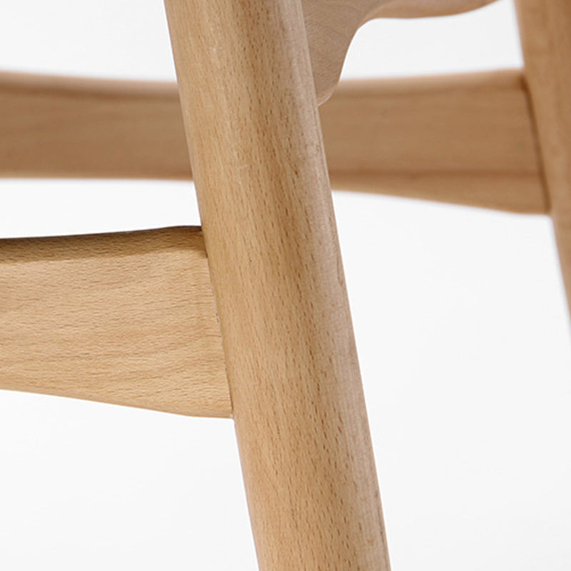 Sedie moderne senza braccia a bracciale a bracciale per casa pranzo in pelle PU