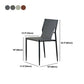 Minimalist Style Leather Dining Side Chair Armless Solid Back Chairs for Kitchen Clearhalo 'Dining Chairs' 'Dining Tables & Seating' 'dining_chair' 'furn' 'furn_dining_chair' 'Furniture' 'Kitchen & Dining Furniture' 5217970